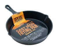 TEXAS CLUB Frying Pan - 15,5 cm - Idéal pour les pancakes, omlettes ou petits végétaux sur les barbecues et les feux directs.