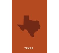 TEXAS - Diario Rayado Premium | Tamaño: 6 × 9 pulgadas (15 × 23 cm)| 120+ Páginas: Cuaderno de Escritura de Alta Calidad - Ideal para Estudio, Trabajo o como Regalo Especial