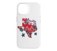 Texas Floral Chevron Plaid Patrimoine régional Coque pour iPhone 14