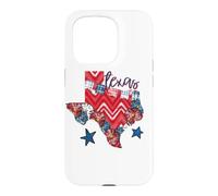 Texas Floral Chevron Plaid Patrimoine régional Coque pour iPhone 15 Pro