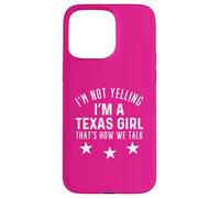 Texas Girl Humour Design Loud and Proud Southern Spirit Coque pour iPhone 15 Pro Max