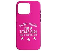 Texas Girl Humour Design Loud and Proud Southern Spirit Coque pour iPhone 16 Pro
