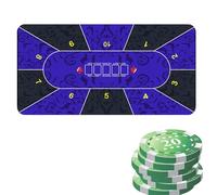 Texas Holdem Tapis de table antidérapant 120 x 60 cm