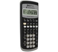 Texas Instruments Calculatrice financière BA-II Plus – 10 chiffres, Mémoire 10 Mo