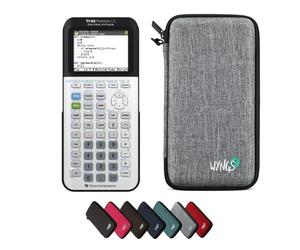 TEXAS INSTRUMENTS CALCUSO Pack économique: TI 83 Premium CE Python Edition Calculatrice Graphique + étui de Protection WYNGS Gris Clair + Garantie étendue de CALCUSO