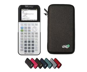 TEXAS INSTRUMENTS CALCUSO Pack économique: TI 83 Premium CE Python Edition Calculatrice Graphique + étui de Protection WYNGS Gris foncé + Garantie étendue de CALCUSO