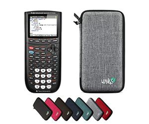 Texas Instruments Economy pack : TI 82 Advanced Python Edition + étui de protection WYNGS gris clair + extension de garantie