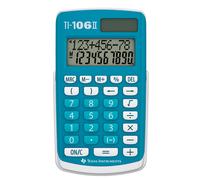 Texas Instruments Calculatrice scientifique TI-106 II solaire de poche, 4 opérations (EN/GR/DE/FR)