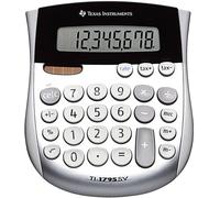 Texas Instruments TI-1795 SV Calculatrice de poche argent Ecran: 8 solaire, à pile(s) (l x H x P) 118 x 10 x 138 mm