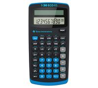 Texas Instruments Calculatrice de poche TI-30 ECO RS solaire noire 79 x 15 x 153 mm