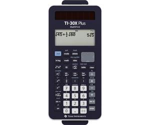 Texas Instruments TI-30X Plus MathPrint Calculatrice scolaire noir Ecran: 16 à pile(s), solaire