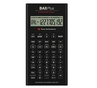 Texas Instruments TI BA II Plus Professional - Calculateur (Pocket, Battery, Financial calculateur, Black, Silver, Buttons, CR2032)
