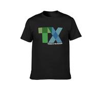 Texas is The Reason T-Shirt Black Graphic Unisex Tee Shirt XL