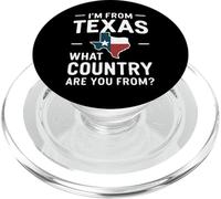 Texas : Je Viens du Texas, de Quel Pays venez-Vous des États-Unis ? PopSockets PopGrip pour MagSafe