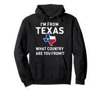 Texas Je Viens du Texas De Quel Pays venez-Vous des États-Unis Sweat à Capuche