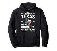 Texas : Je Viens du Texas, de Quel Pays venez-Vous des États-Unis ? Sweat à Capuche