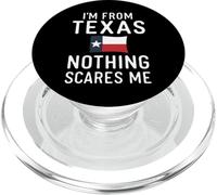 Texas Je Viens du Texas Rien ne me Fait Peur États-Unis Amérique État américain PopSockets PopGrip pour MagSafe