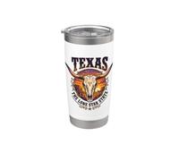 Texas : L'État de l'Étoile Solitaire - Vintage Gobelet isotherme en acier inoxydable double paroi