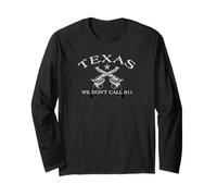 Texas Nous n'appelons Pas Le 911 Manche Longue