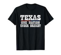Texas One Nation Under Brisket BBQ - Barbecue Amusant Texas T-Shirt