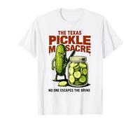 Texas Pickle Massacre, Funny Pickle Lover Concombre Horror T-Shirt