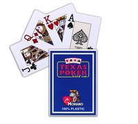Texas Poker Maison Em Bleu Couleur Jouer Cartes Modiano Jumbo Index Taille Neuf