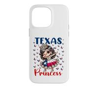 Texas Princess Dab Dance Drapeau du Texas pour Filles Coque pour iPhone 14 Pro Max