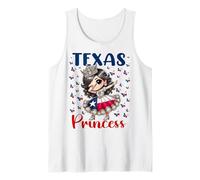 Texas Princess Dab Dance Drapeau du Texas pour Filles Débardeur