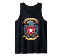 Texas Proud and Free Eagle Lone Star Panneau Art Vintage Débardeur