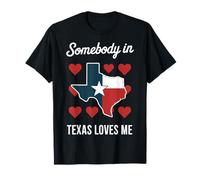 Texas Quelqu'un au Texas m'aime État des États-Unis T-Shirt