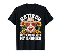 Texas Retirement GNOME Dad for Cowboy Lover Retired Grandpa T-Shirt