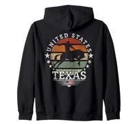 Texas Rodeo Cheval Retro Pride Sweat à Capuche