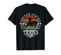 Texas Rodeo Cheval Retro Pride T-Shirt Graphique avec Valeur