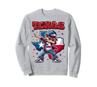 Texas Roi Drapeau de l'État du Texas Dabbing pour Enfants Sweatshirt