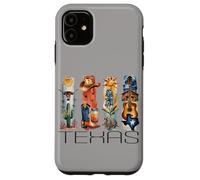 Texas, Style Aquarelle, icônes du Texas, t-Shirt d'État Coque pour iPhone 11