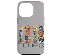 Texas, Style Aquarelle, icônes du Texas, t-Shirt d'État Coque pour iPhone 13 Pro