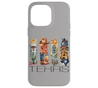 Texas, Style Aquarelle, icônes du Texas, t-Shirt d'État Coque pour iPhone 14 Pro Max