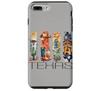Texas, Style Aquarelle, icônes du Texas, t-Shirt d'État Coque pour iPhone 7 Plus/8 Plus