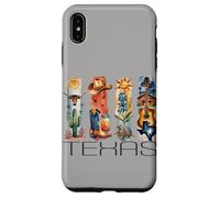 Texas, Style Aquarelle, icônes du Texas, t-Shirt d'État Coque pour iPhone XS Max
