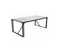 Table de Jardin en Verre "Texas" 200cm Gris