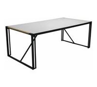 Texas Table de salle à manger rectangulaire Gris G