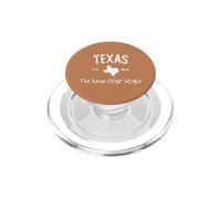 Texas The Lone Star State Western Rodeo Est 1845 Cowboy PopSockets PopGrip pour MagSafe