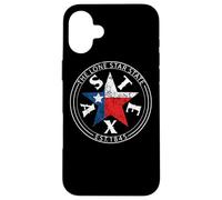 Texas The Lone State Star Coque pour iPhone 16 Plus