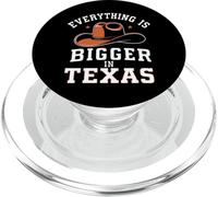 Texas Tout est Plus Grand au Texas USA État Amérique PopSockets PopGrip pour MagSafe