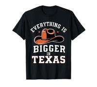 Texas Tout est plus grand au Texas USA État Amérique T-Shirt