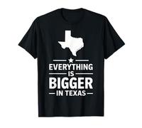 Texas Tout est plus grand dans l'État des États-Unis du Texas Amérique T-Shirt