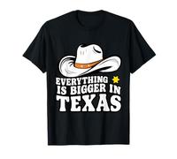 Texas Tout est plus grand dans l'État des États-Unis du Texas Amérique T-Shirt