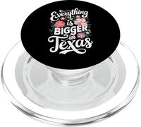Texas Tout est Plus Grand dans l'État du Texas USA PopSockets PopGrip pour MagSafe