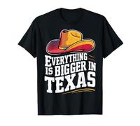 Texas Tout est plus grand dans l'État du Texas USA T-Shirt
