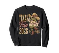 Texas Trip 2026 Cowboy Grenouille Western Vacation Souvenir Sweatshirt